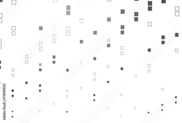 Fototapeta Light Silver, Gray vector background with rectangles.