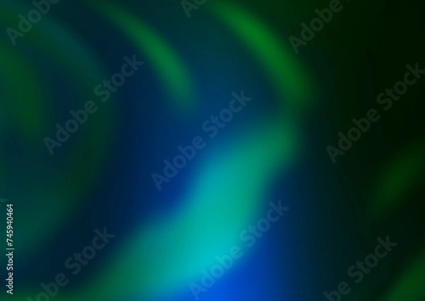 Fototapeta Dark Blue, Green vector bokeh pattern.