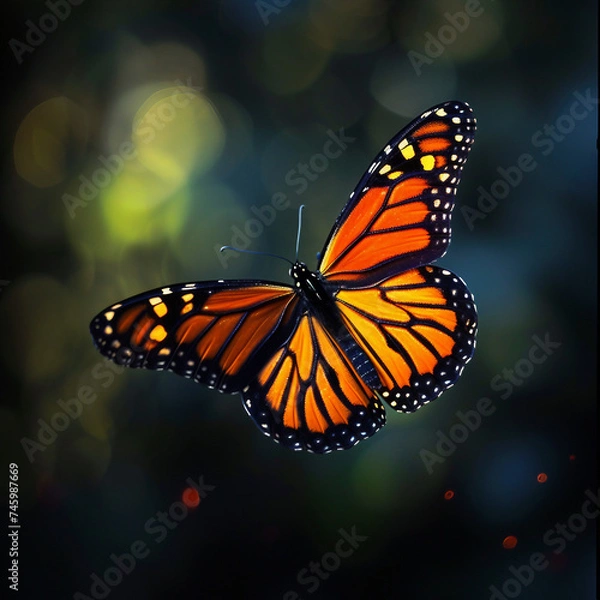 Obraz Butterfly spreading its wings