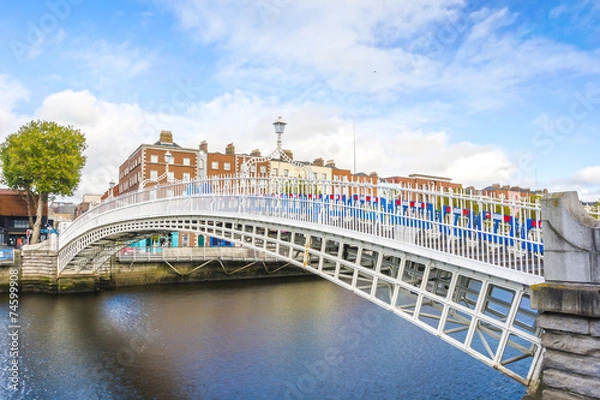 Fototapeta Ha penny Bridge in Dublin