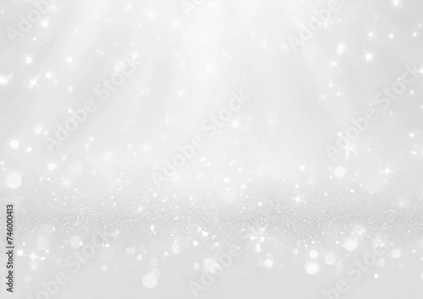 Fototapeta シルバーのキラキラ背景