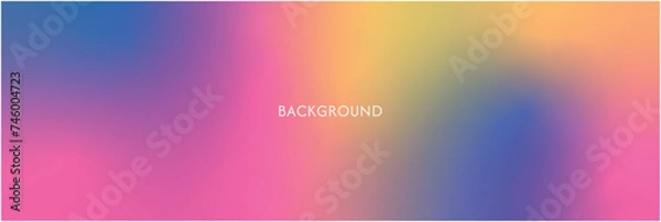 Fototapeta beautiful iridescent gradient. Bright colorful modern design for poster, presentation, web page, postcard, banner	