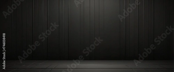Fototapeta Unveiling the Timeless Allure of a Plain Black Background - A Visual Odyssey of Minimalism, Depth, and Timeless Sophistication