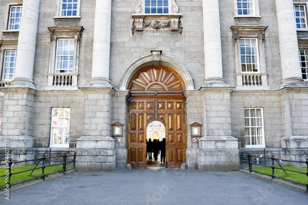 Obraz Trinity College entrance