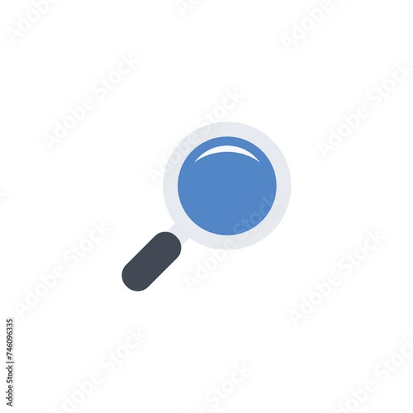 Obraz Magnifying glass icon