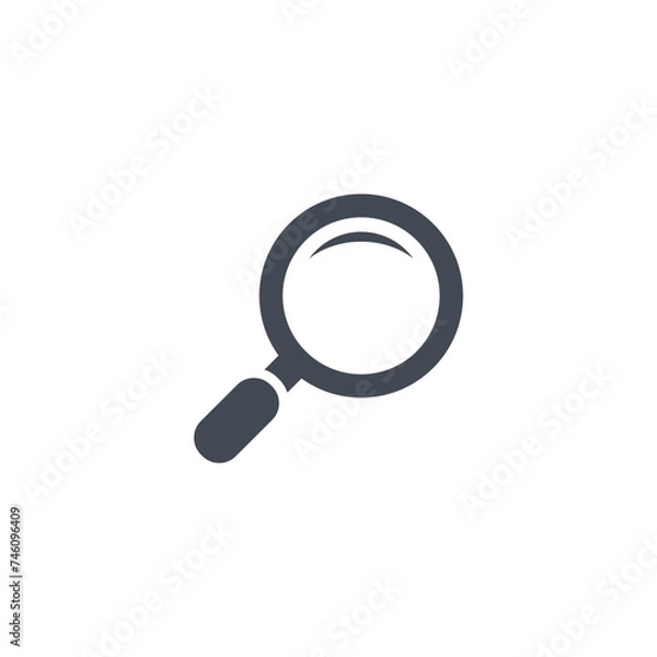 Obraz Magnifying glass icon