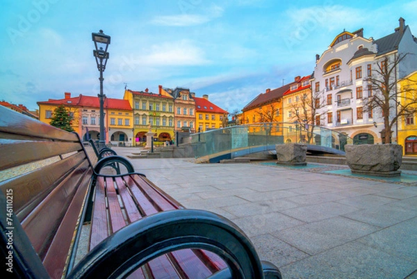 Fototapeta Starówka rynek Bielsko-Biała zwm