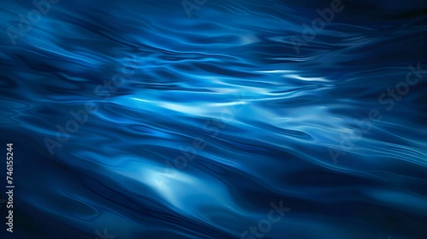 Obraz dark blue water texture closeup background
