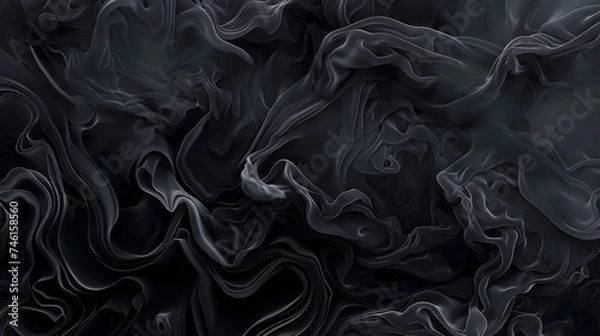 Obraz black background smoke