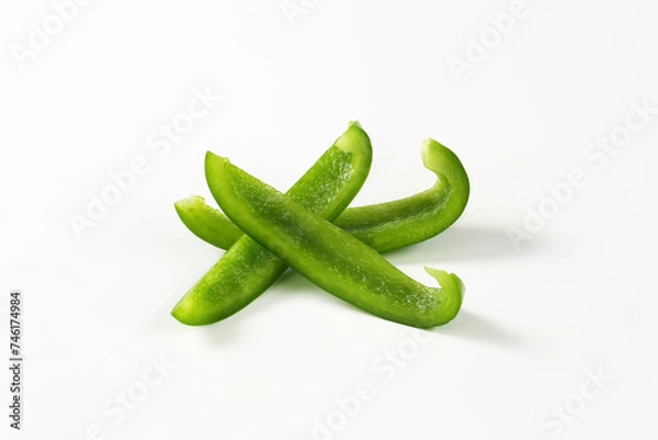 Obraz Green pepper slices