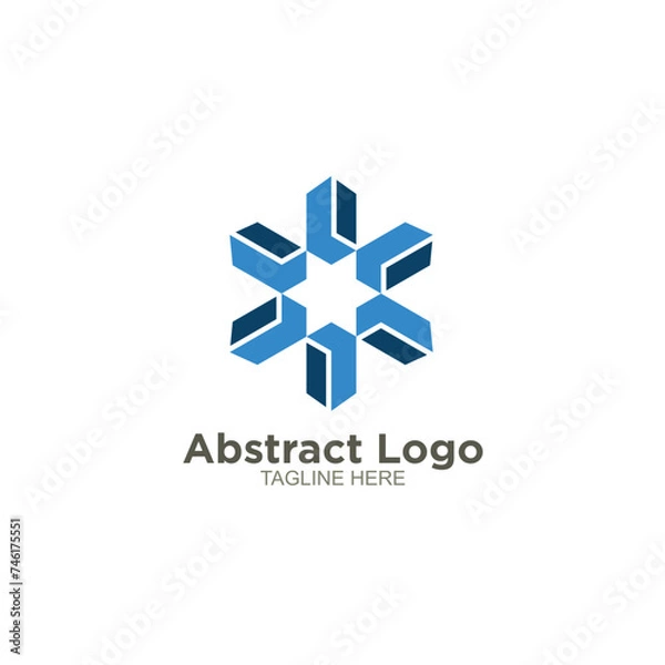 Fototapeta Abstract logo design element