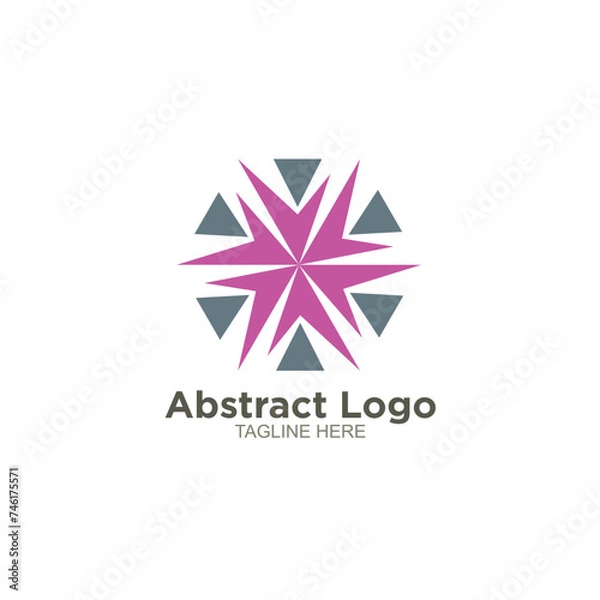 Fototapeta Abstract logo design element