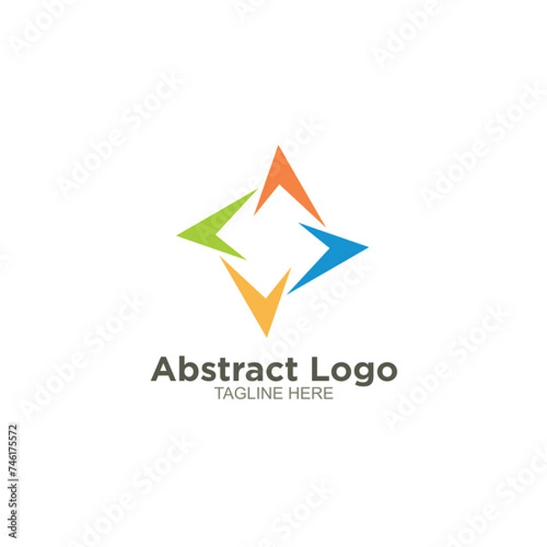 Fototapeta Abstract logo design element