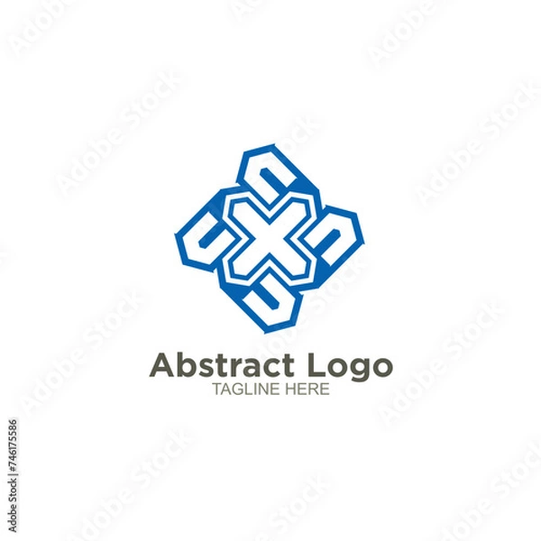 Fototapeta Abstract logo design element