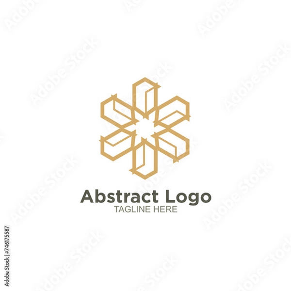 Fototapeta Abstract logo design element
