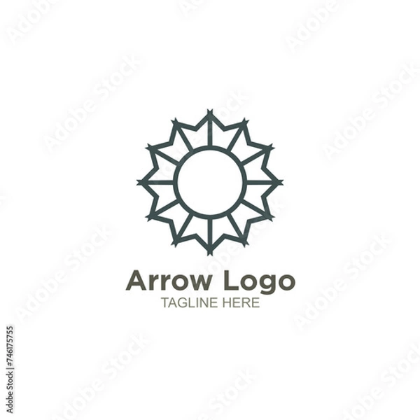 Obraz Luxury arrow logo design