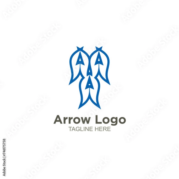 Obraz Luxury arrow logo design