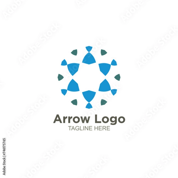 Obraz Luxury arrow logo design