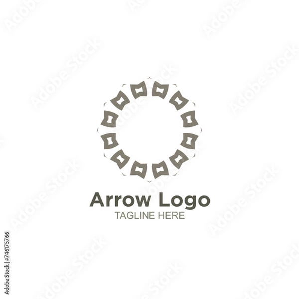 Obraz Luxury arrow logo design