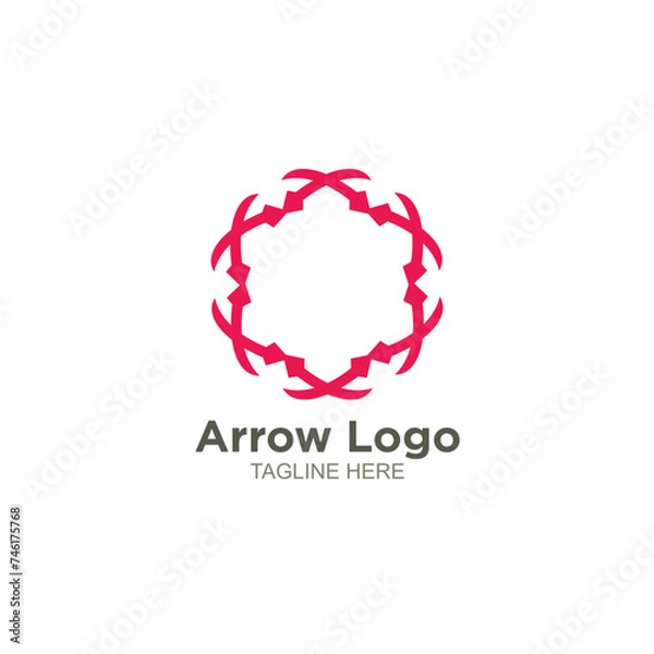 Obraz Luxury arrow logo design