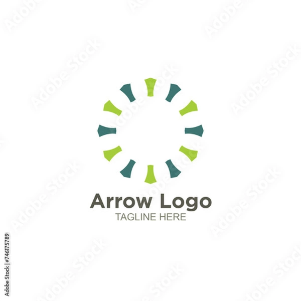 Obraz Luxury arrow logo design