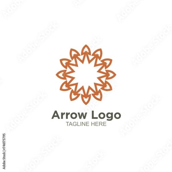 Obraz Luxury arrow logo design
