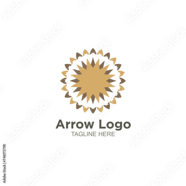 Obraz Luxury arrow logo design