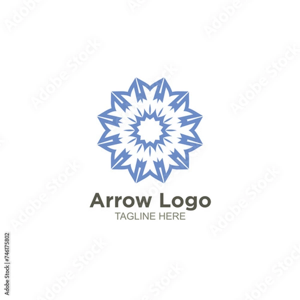 Obraz Luxury arrow logo design