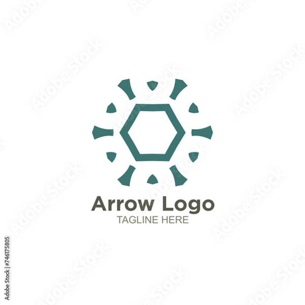 Obraz Luxury arrow logo design