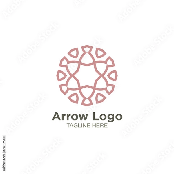 Obraz Business arrow logo design