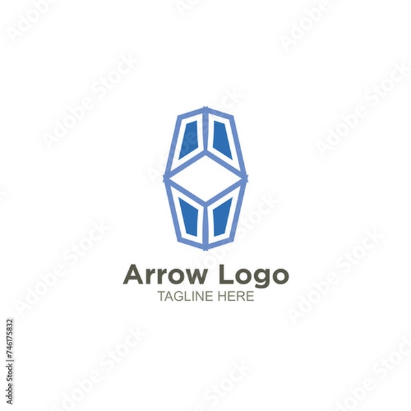 Obraz Business arrow logo design