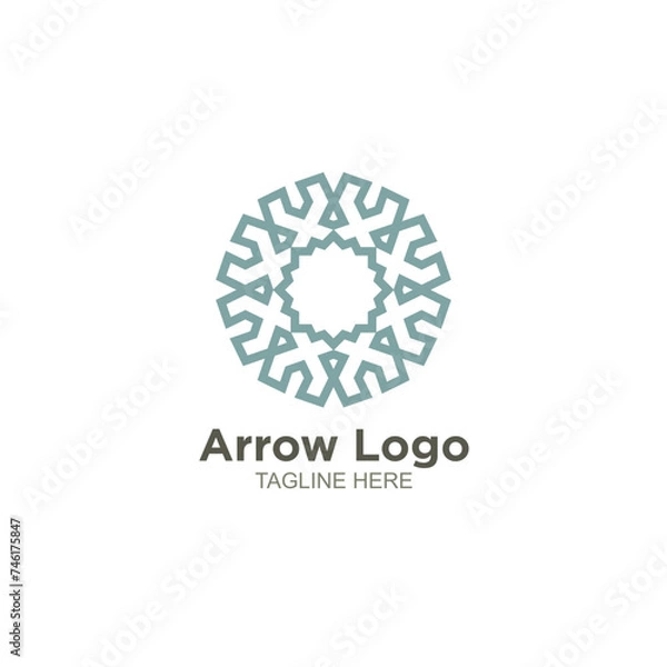 Obraz Business arrow logo design
