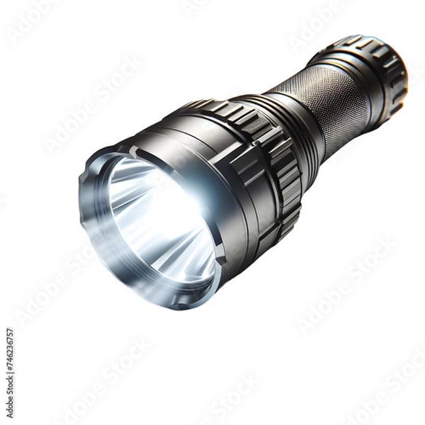 Obraz flashlight isolated on white background