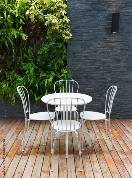 Obraz Outdoor coffee table