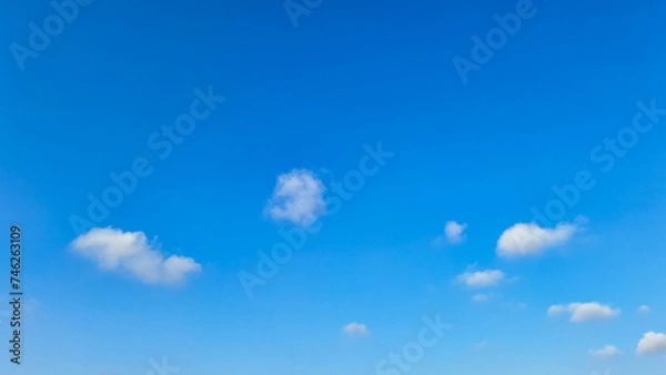Obraz blue sky with clouds