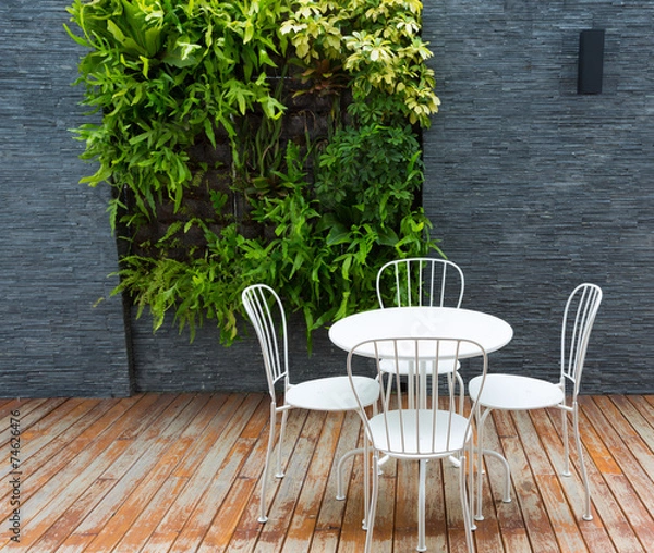 Obraz Outdoor coffee table