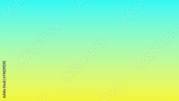 Fototapeta colorful palette mixture of neon aqua and bright Yellow solid color linear gradient style background