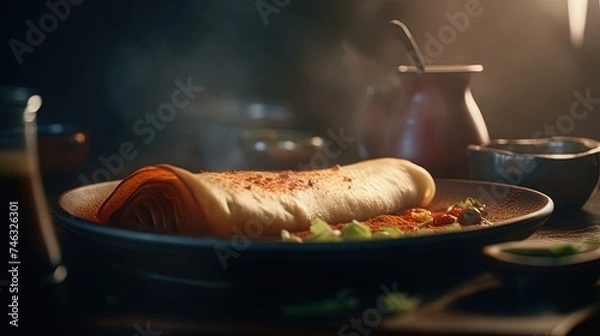 Obraz grilled chicken on a grill