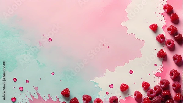 Fototapeta background with berries