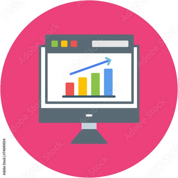 Fototapeta Website Traffic Icon