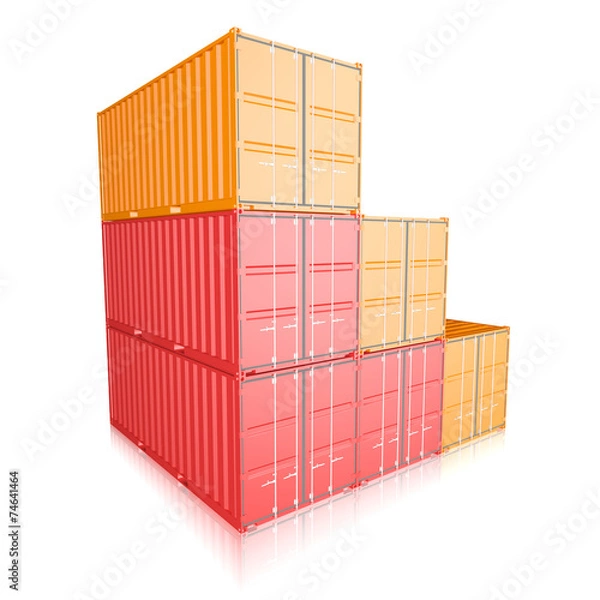 Obraz StorageContainer_Lot_Colorfull1