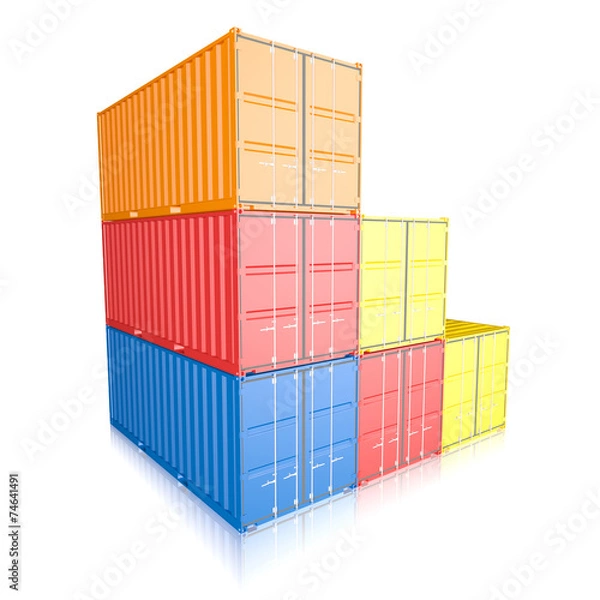 Obraz StorageContainer_Lot_Colorfull2