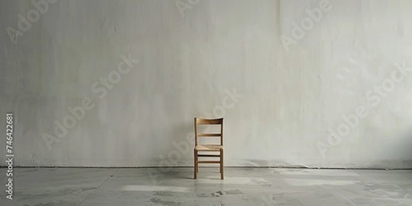 Fototapeta Grey cement wall. Generative AI