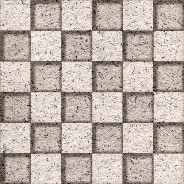 Obraz Paper blocks stacked for seamless background