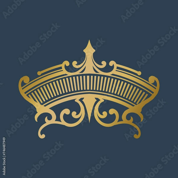 Obraz royal crown emblem