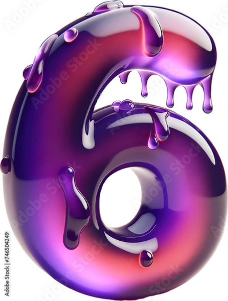 Obraz alphabet jelly