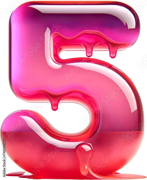 Obraz alphabet jelly