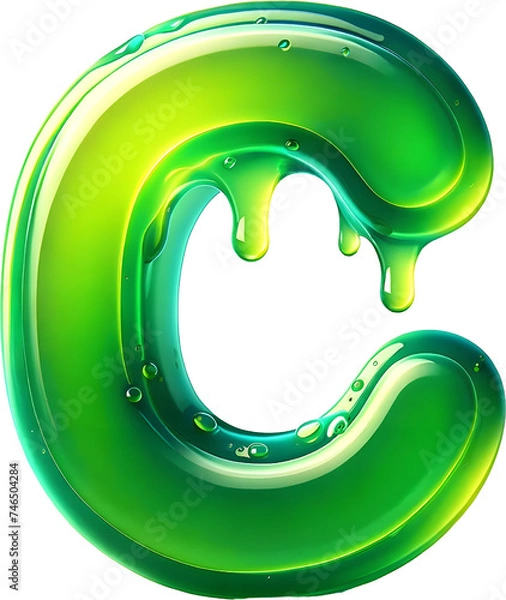 Obraz alphabet jelly