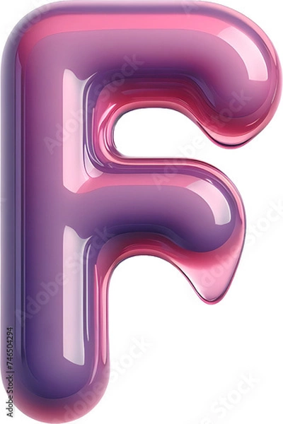 Obraz alphabet jelly