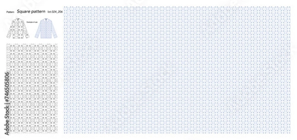 Fototapeta Wallpaper Square pattern 